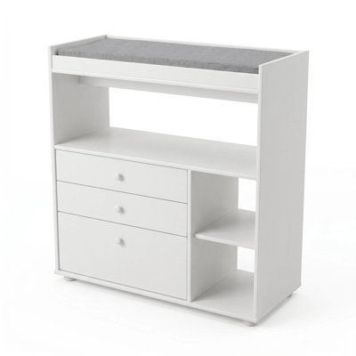 Commode à langer blanche