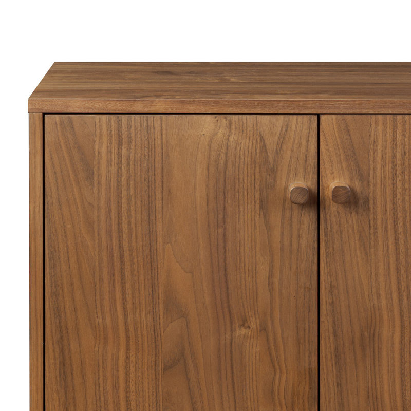 Arturo 4 Door Sideboard-Natural Walnut