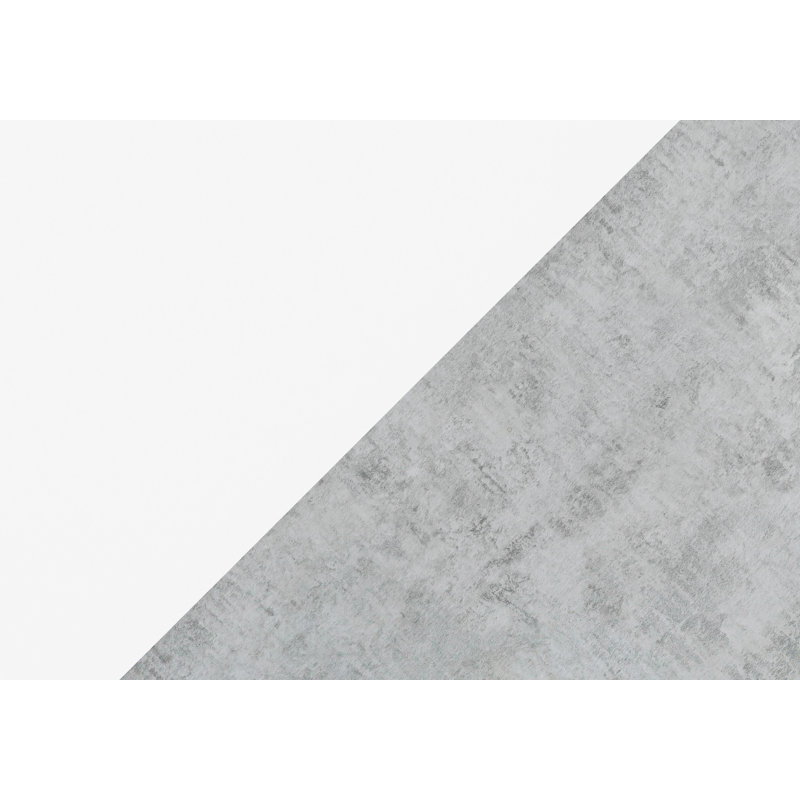 Table d'appoint, console, vestibule, étroit, canapé, salon, chambre à coucher, stratifié gris et blanc, contemporain, moderne