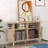 Ethelrene Large Record Player Stand, Mid-century Turntable Stand With Sliding Doors, Vinyl Display Stand For Bedroom Living Room-1014079258