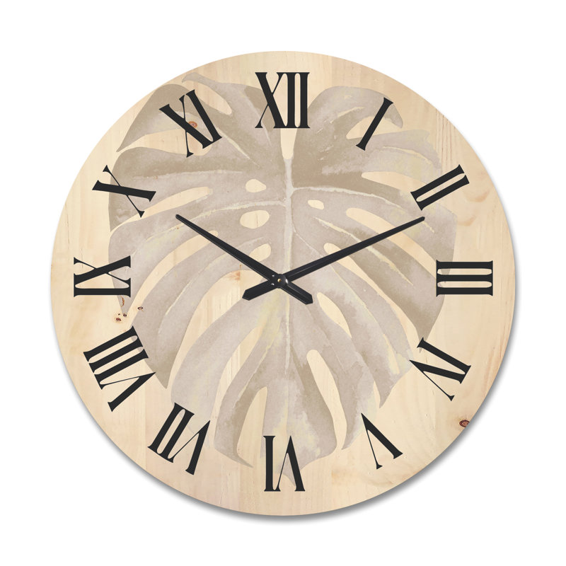 Horloge murale Monstera, Grand