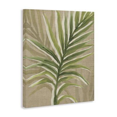 Rustic Palm Plant Canvas, design by June Erica Vess