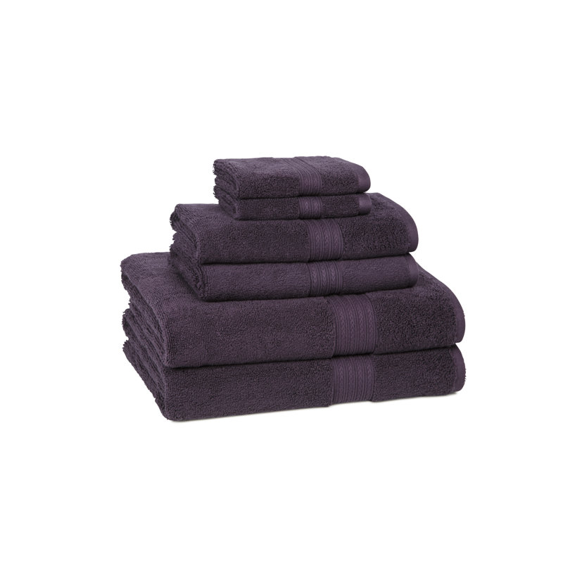 Leone 100% Cotton Plush Mulit-Size Set, Plum