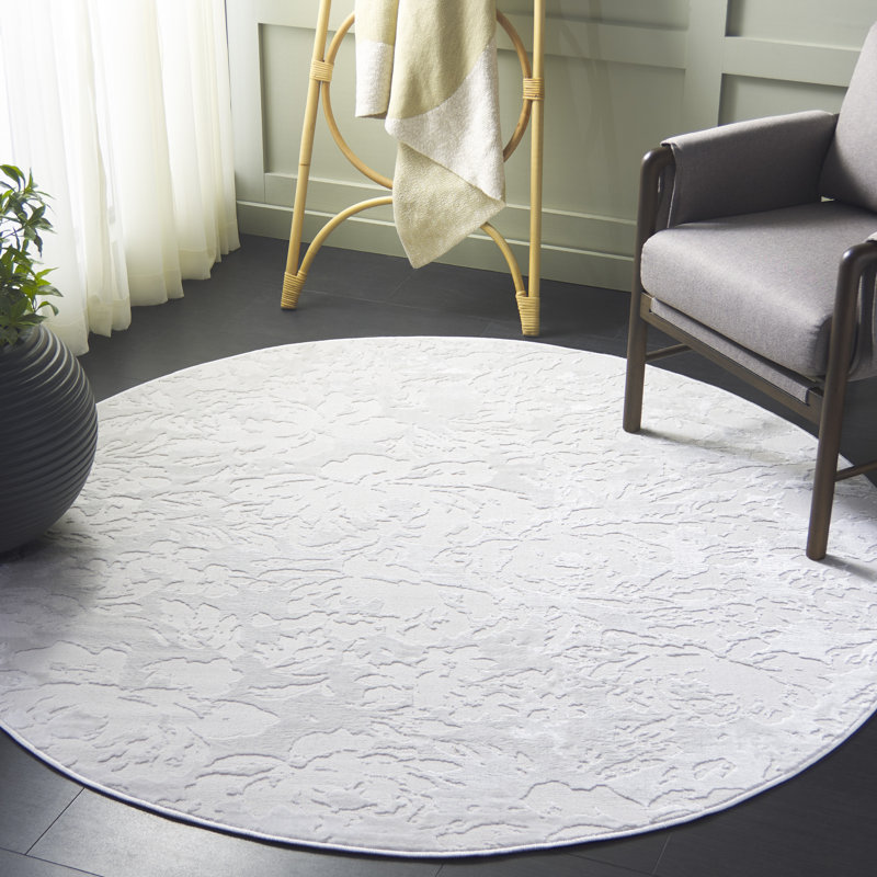 Dimos 100 Performance Floral Rug, Round 6'3"