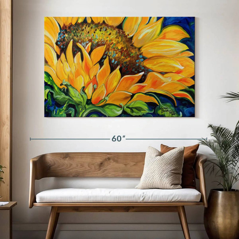 Harnek Sunflower September, 34" H x 51" W