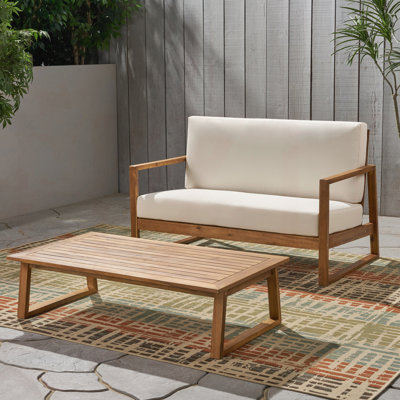 Causeuse et table basse