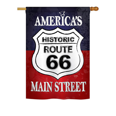 Double Sided Polyester Independence Day Garden Flag