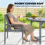 Fir Solid Wood Patio Dining Set Table,