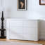 Six tiroirs, bureau amovible, trois compartiments de rangement, table multifonctionnelle blanche à six pompes