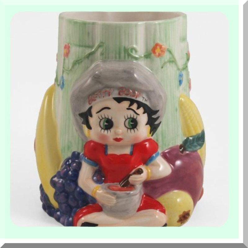 Fruit Fiesta Ceramic Cooking Utensil Holder