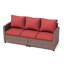 Ensemble de conversation pour patio avec coussins 7 personnes Mecayla -1427477739