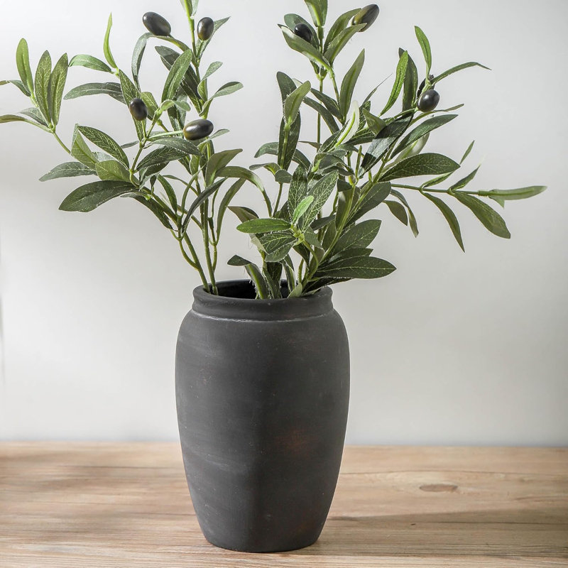 Red Earth Simple Vase