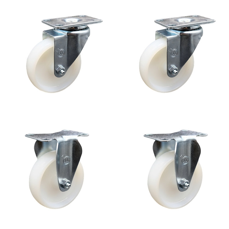 4 Piece Nylon Caster Set