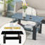 Table basse rectangulaire en verre
