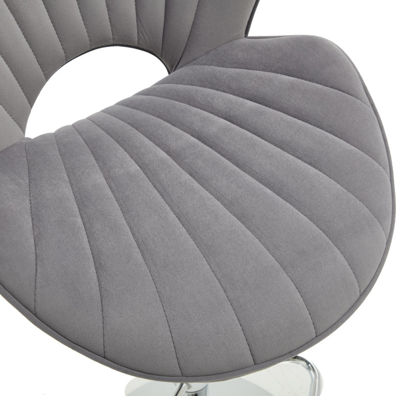 Ensemble de 2 tabourets de bar réglables avec dossier et repose-pieds, chaises de bar à hauteur de comptoir pour cuisine, pub - gris