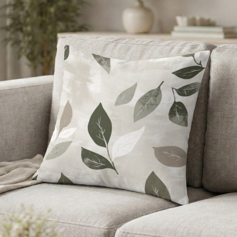 Coussin Floral, H 20 po x l 20 po