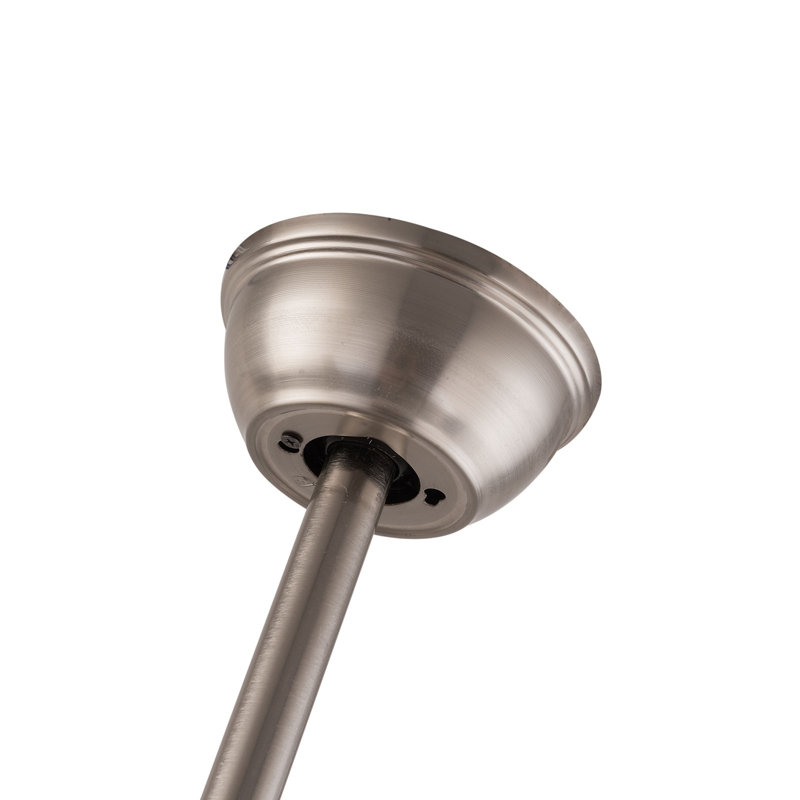 Ventilateur de plafond 48 po avec lumière DEL Tillison, Argent