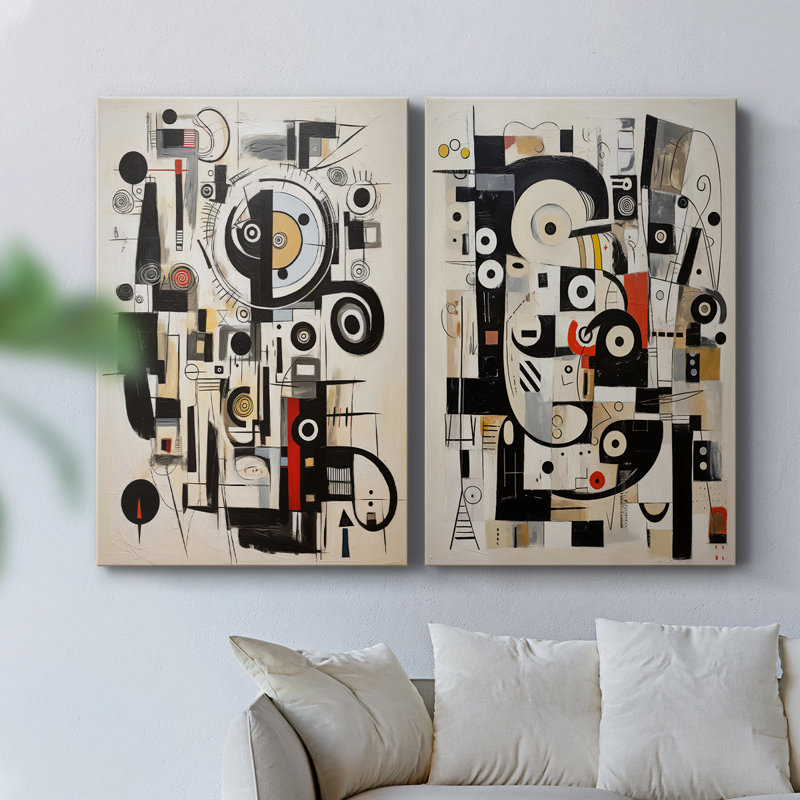 ABSTRACT Series CCCLXVII-Premium Gallery Wrapped Canvas -Ready to Hang, 60" H x 80" W