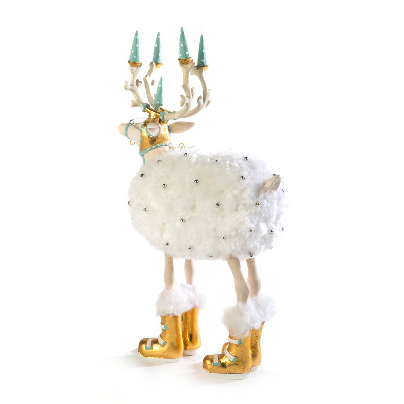 Patience Brewster Moonbeam Blitzen Reindeer Figure