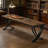 Dual Computer Desk with Industrial Style