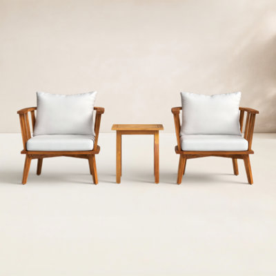 Jolliff 3 Piece Seating Group with Cushions