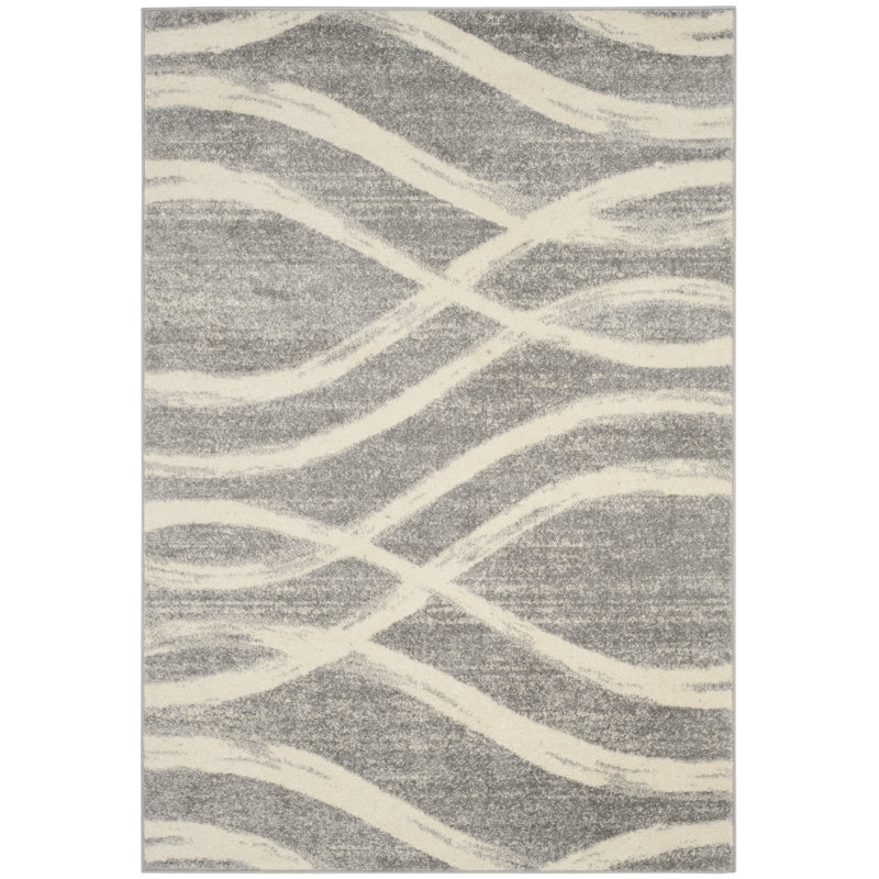 Shelva Performance Abstract Rug, Rectangle 6' x 8'