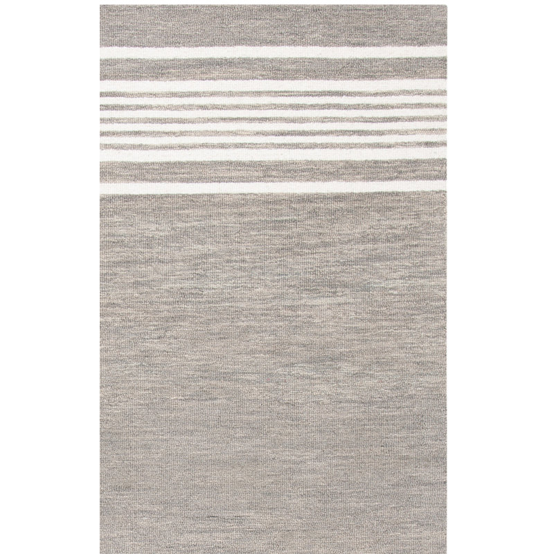 Tapis en laine et coton touffeté à la main Mascotte, Rectangle de 5 pi x 8 pi