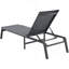 Chaise longue d'extérieur avec méridienne réglable à 5 positions