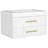 30" Wall Mounted Bathroom Vanity with Ceramic Sink, Soft-Close Large Storage Drawer, Modern Floating Cabinet with Gold Metal Handle-123555750