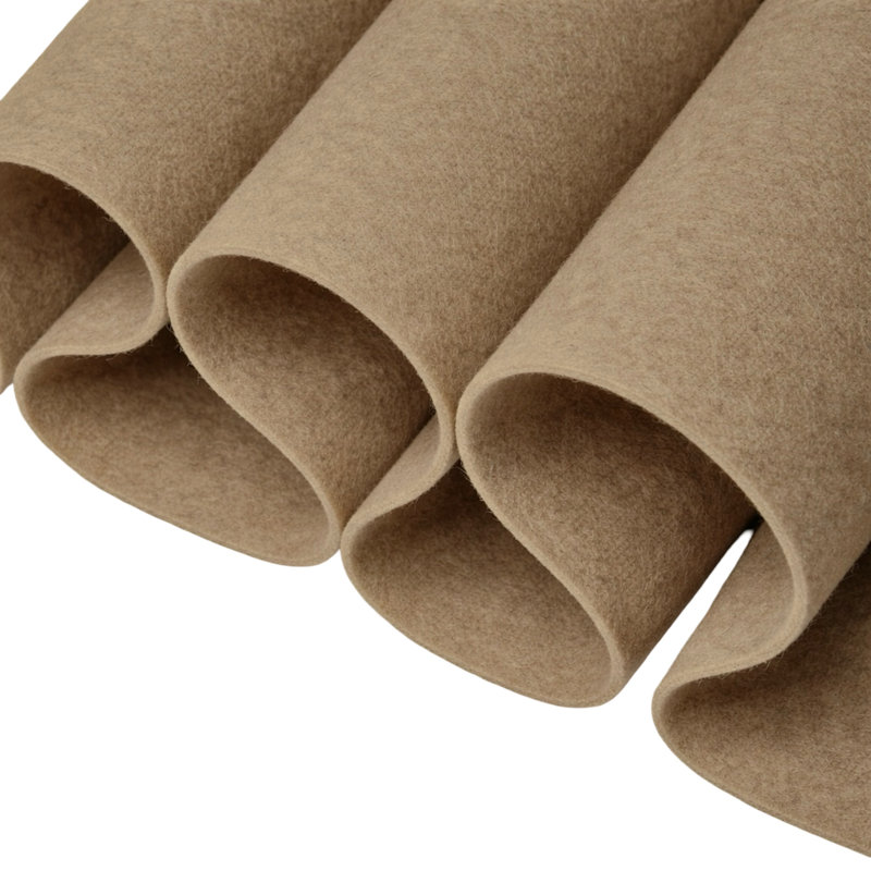 Tissu en feutre LA - 72 po de largeur et 1,6 mm d'épaisseur - tissu en feutre doux et non-rigide - 5 verges, Sablonneux