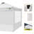 10 pi. L 10 pi. D Tente escamotable en acier imperméable Ez-99193943