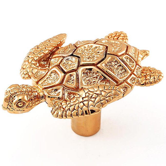Pollino Novelty Knob, Polished Gold