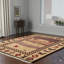 Tapis 6 x 9 ivoire en laine noué à la main