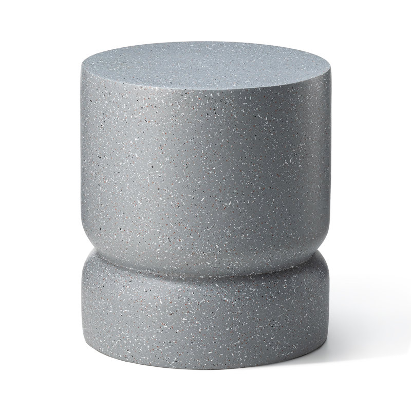 Atiana MGO Accent Stool, Gray