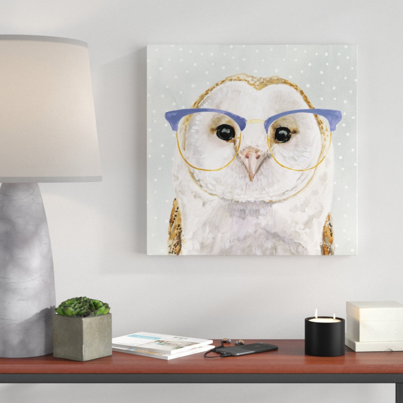 «Four-Eyed Forester II», peinture sur toile, Toile tendue