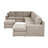 Aindriu Upholstered U-Shaped Sectional Reversible-358154157