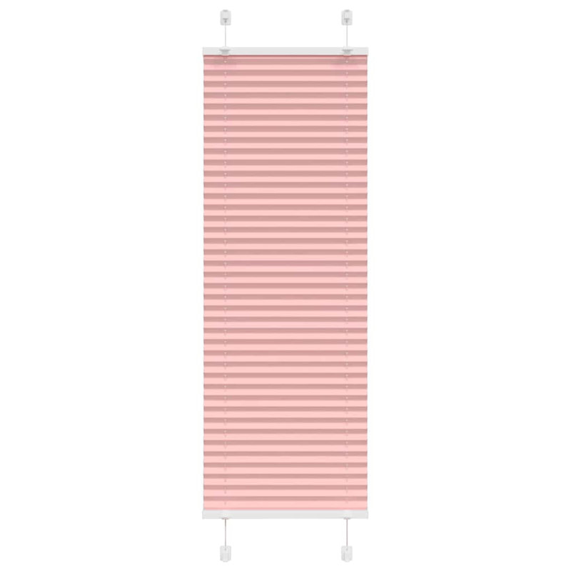 Room Darkening Pleated shade, Pink, 40cmW x 150cmL