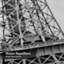 Rideau de douche gris avec 12 crochets Tour Eiffel Paris-774228855