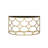 Gold Finish Console Table