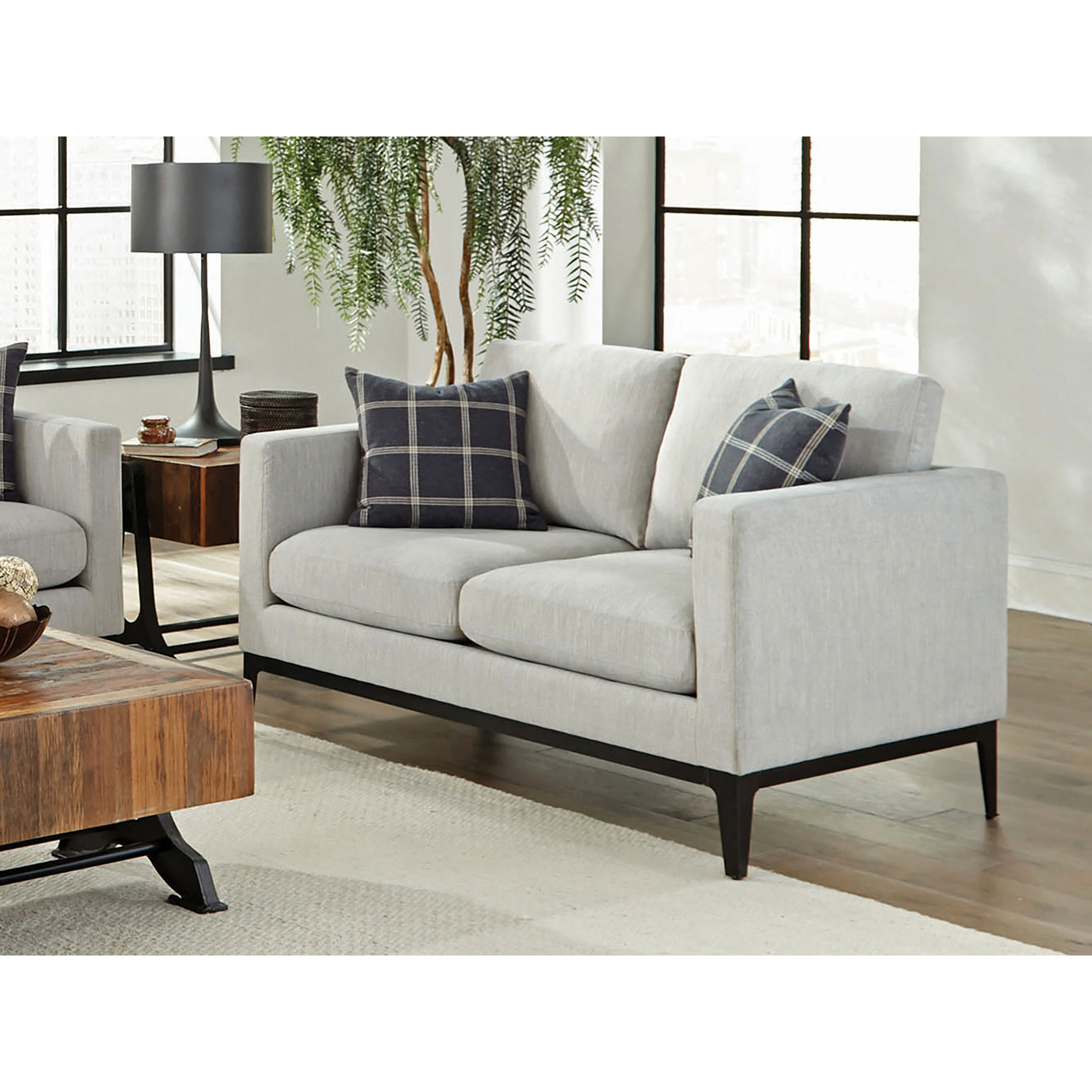 Latitude Run® Saba Cushion Back Loveseat With Pillow Top Arms, Offering ...