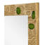 Beau Rectangle Cast Aluminum, Enamel Beveled Wall Mirror