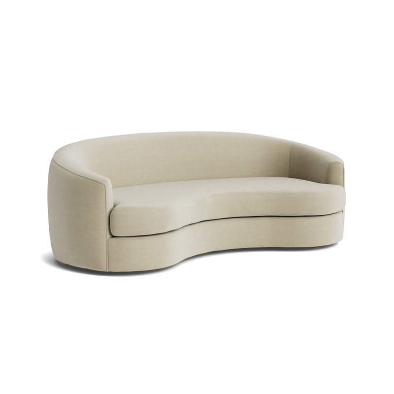 Giselle 85 Sofa, Performance Linen - Flax