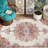 Mcalmont Medallion Power Loomed Performance Pink/Fuchsia Rug-22567941