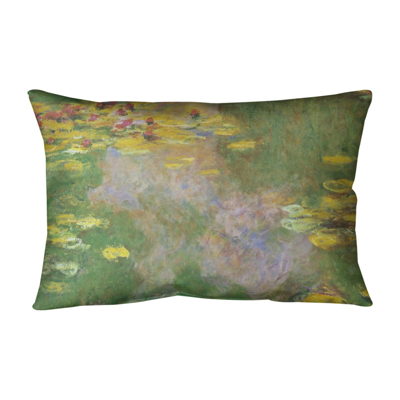 Housse et oreiller rectangulaires Claude Monet, Housse de coussin seulement