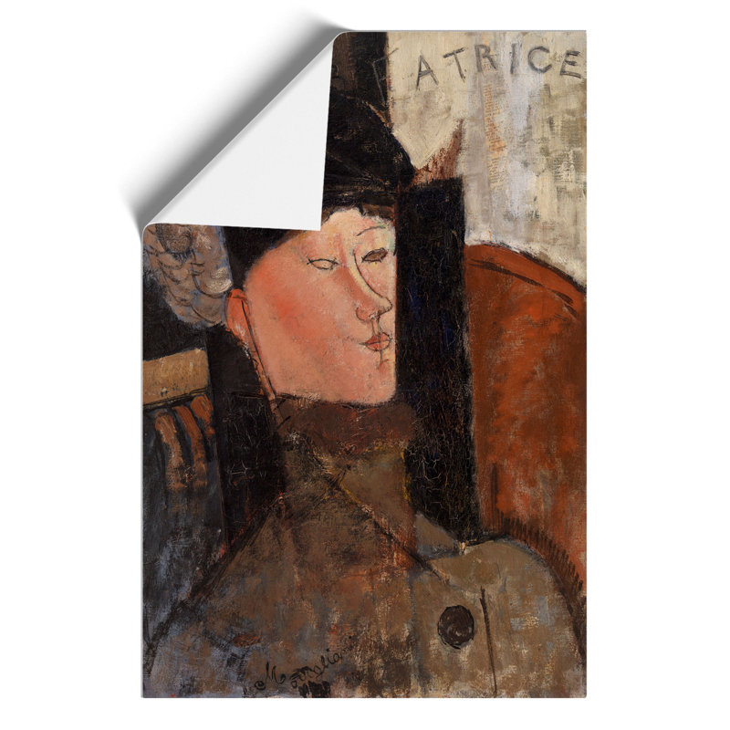 Beatrice by Amedeo Modigliani - Frameless Print, 42cm H x 30cm W x 0.1cm D
