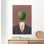 Pomme de pomme, art mural sur toile, reproduction sur toile 1P or encadrée