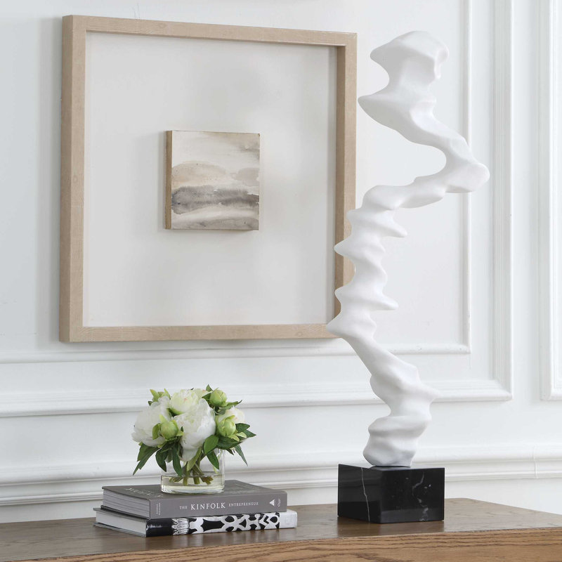  Sculpture flux intérieur / extérieur blanc