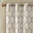 Brooklyn Geometric Sheer Grommet Single Curtain Panel-1551541663-1551541651