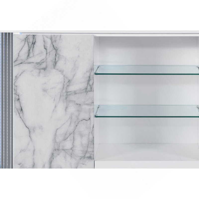MOON WHITE MARBLE BUFFET