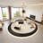Semi-circular arc  negotiating sofa